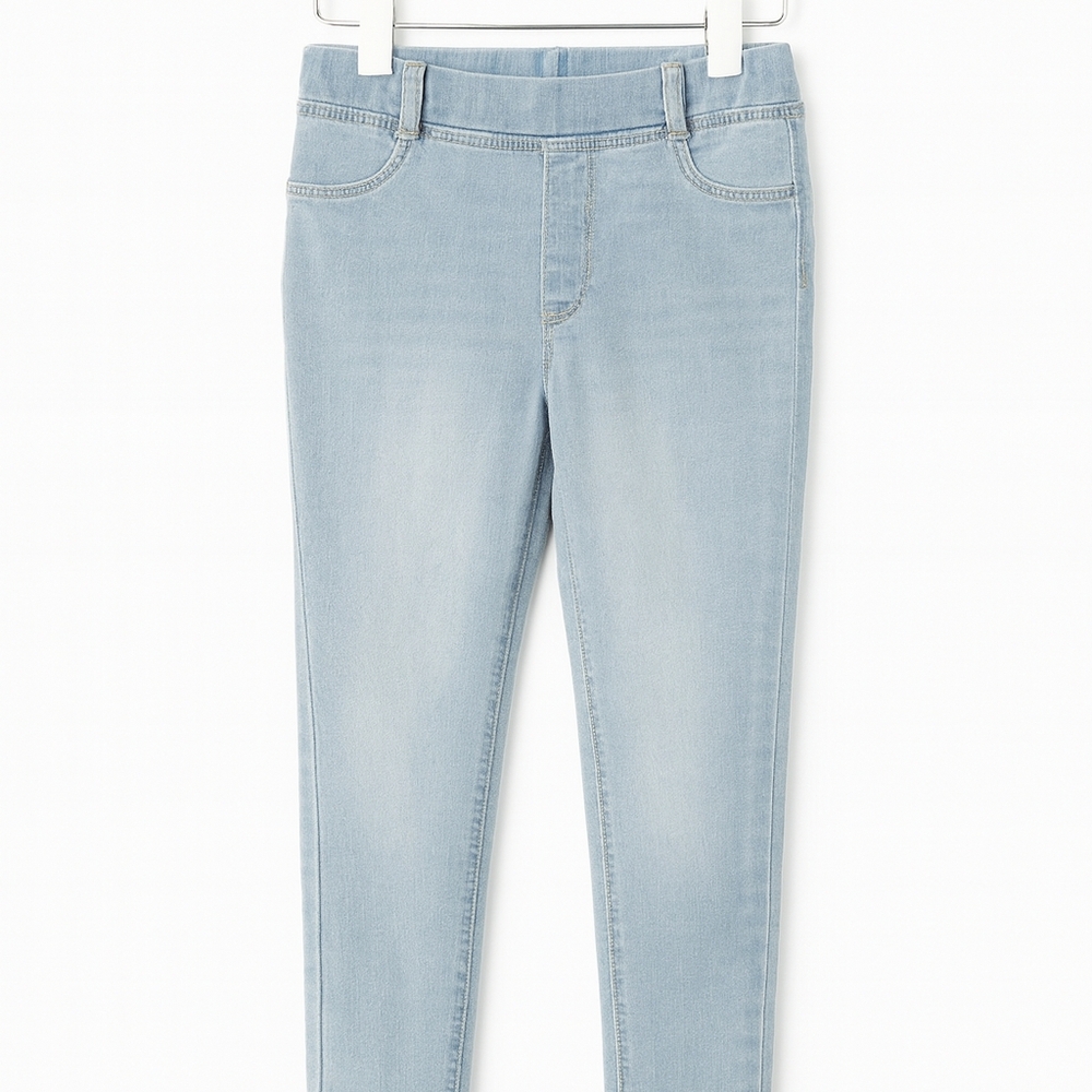 Levi’s Pull-On Light Wash Jeggings Girls Size 10 Light Blue Denim Jeans